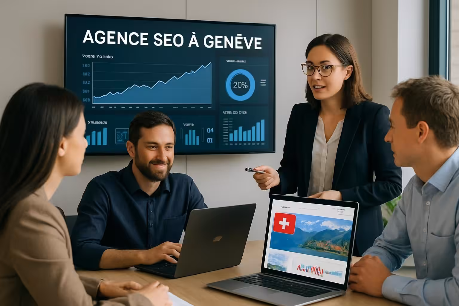 Boostez la visibilité de votre entreprise à Genève avec notre expert en référencement SEO local et national. Stratégies personnalisées pour un meilleur positionnement sur les moteurs de recherche.